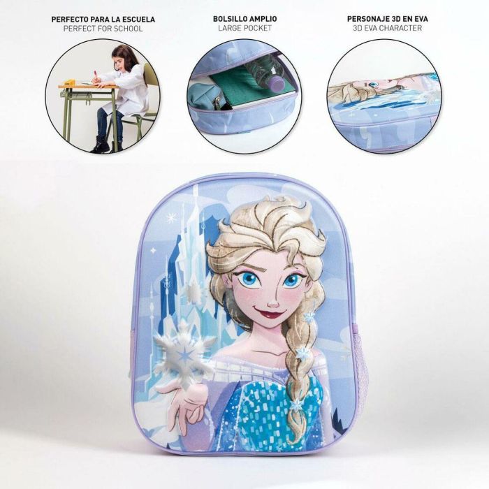 Mochila Escolar Frozen Azul 25 x 31 x 10 cm 5 Mochila Escolar Frozen Azul 25 x 31 x 10 cm 5