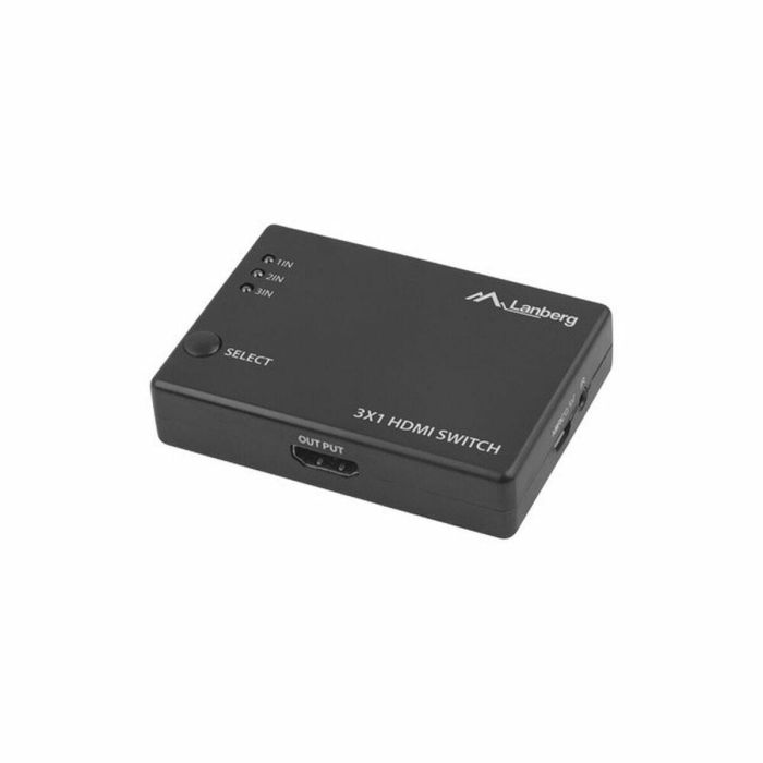 Lanberg SWV-HDMI-0003 Switch Video HDMI 4K Ultra HD 3 Entradas 1 Salida HDMI 2.0b 60 Hz 3 Lanberg SWV-HDMI-0003 Switch Video HDMI 4K Ultra HD 3 Entradas 1 Salida HDMI 2.0b 60 Hz 3