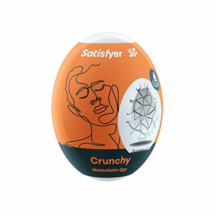 Huevo Masturbador Satisfyer Crunchy Naranja