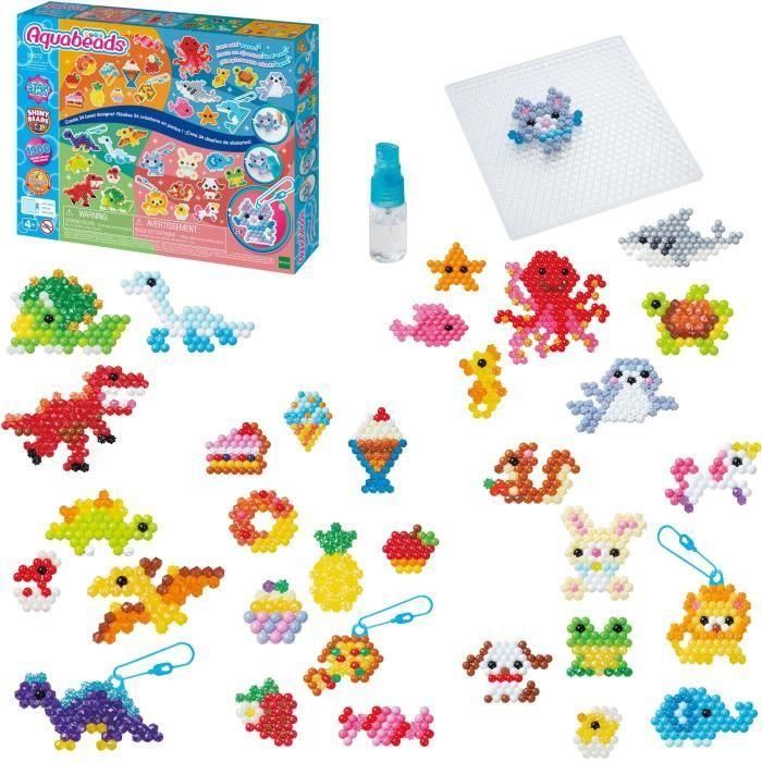 La caja creativa 4 en 1 - AQUABEADS - 35072 - 1900 cuentas para creaciones en spray 1