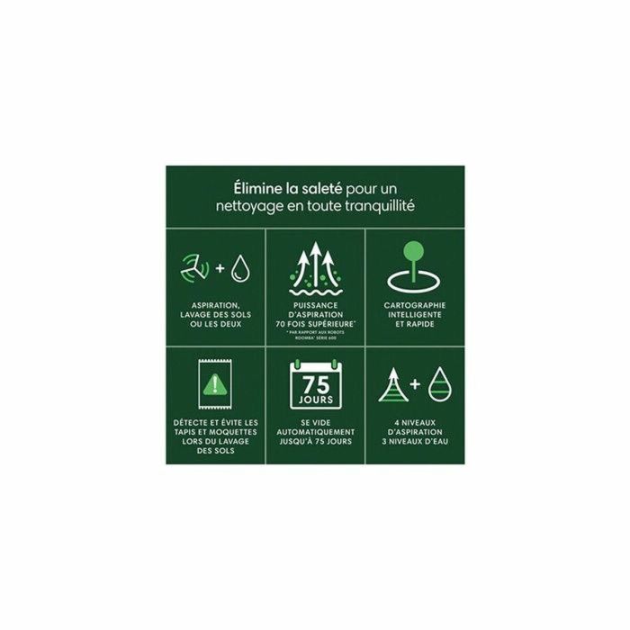 Irobot Robot aspirador Roomba 105 Combo Robot con Base de Vaciado Automático Blanco 5