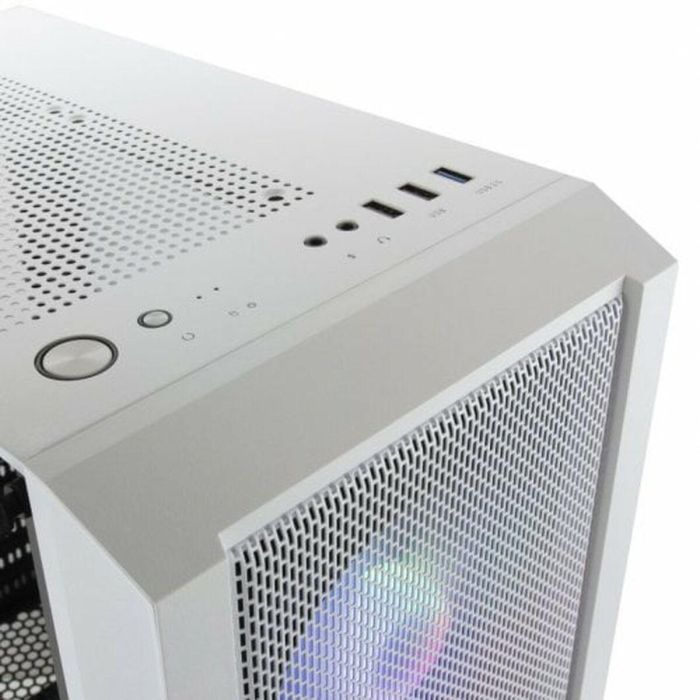 Caja Semitorre ATX Mars Gaming MCCW Blanco RGB 3