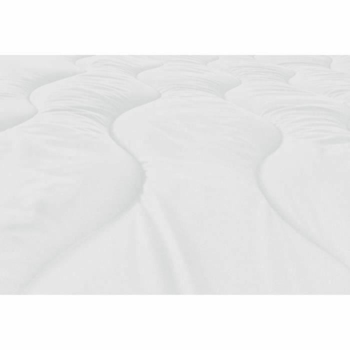 Edredón bicolor ABEIL - 240 x 260 cm - Blanco y gris 1 Edredón bicolor ABEIL - 240 x 260 cm - Blanco y gris 1