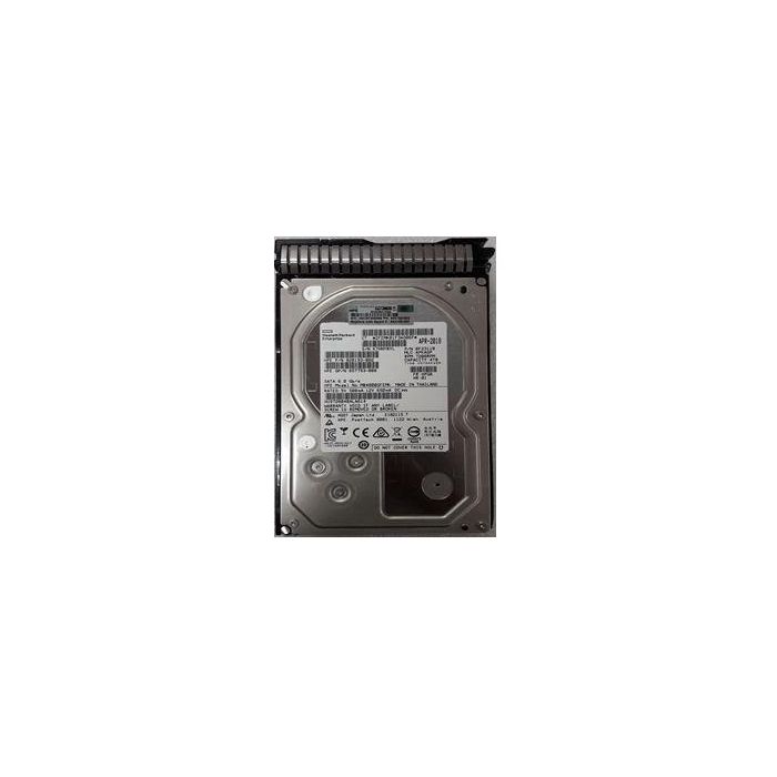 Hewlett Packard Enterprise 4TB hot-plug SATA hard disk drive - 7,200 RPM, 6Gb per second transfer rate, 3.5-inch large form factor (LFF), midline (MDL), SmartDrive carrier (SC) 1 Hewlett Packard Enterprise 4TB hot-plug SATA hard disk drive - 7,200 RPM, 6Gb per second transfer rate, 3.5-inch large form factor (LFF), midline (MDL), SmartDrive carrier (SC) 1