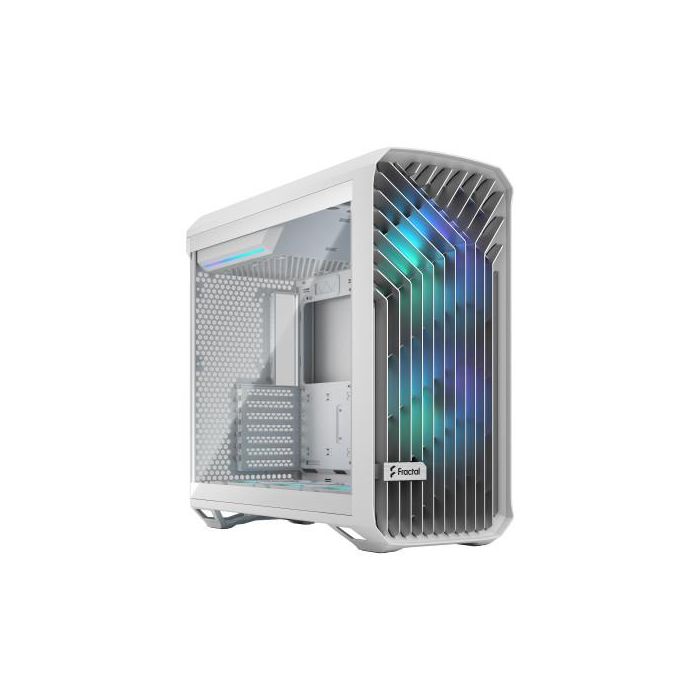 Fractal Design Torrent Blanco Caja de PC con 2x180mm Ventiladores Frontales y 3x140mm Ventiladores Inferiores, Soporta ATX, EATX, ITX