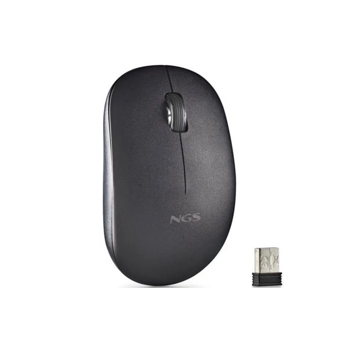 NGS FOGPROBLACK Ratón Inalámbrico 1000 DPI Óptico Negro NGS FOGPROBLACK Ratón Inalámbrico 1000 DPI Óptico Negro