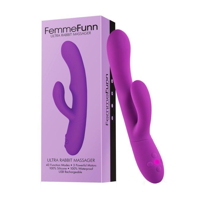 Vibrador Punto G FemmeFunn Rabbit Morado 3 Vibrador Punto G FemmeFunn Rabbit Morado 3