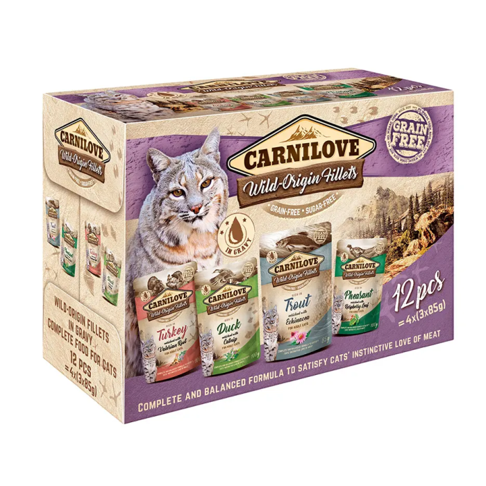 Carnilove Cat Pouch Multipack 12x85 gr