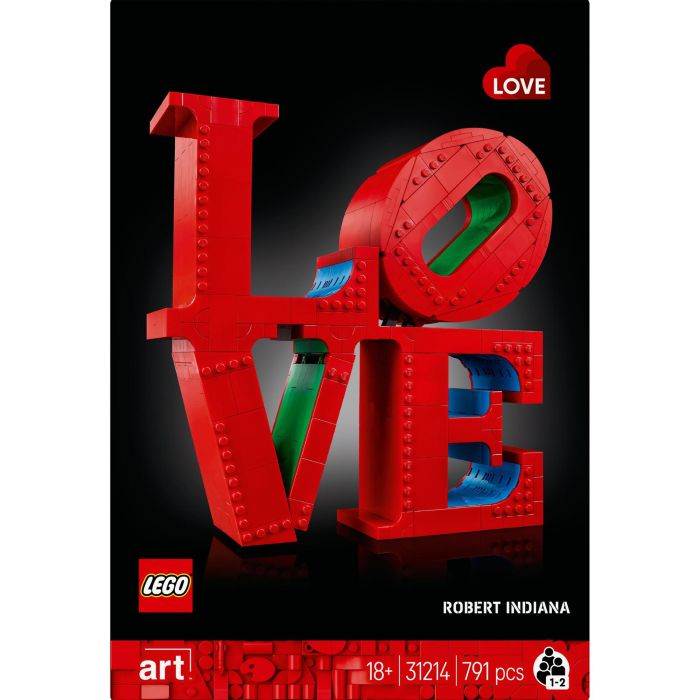 LEGO 31214 Art LOVE Set de Construcción para Adultos - Decoración y Regalo para Parejas 11 LEGO 31214 Art LOVE Set de Construcción para Adultos - Decoración y Regalo para Parejas 11