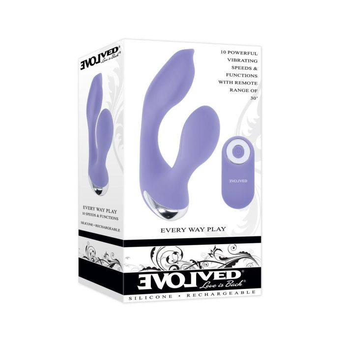 Vibrador Punto G Evolved Every Way Play Morado 1 Vibrador Punto G Evolved Every Way Play Morado 1