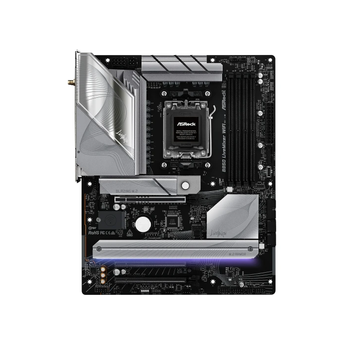 Placa ASRock B850 Livemixer Wifi,Amd,Am5,B850,Usb20G,Wifi7,Atx 2