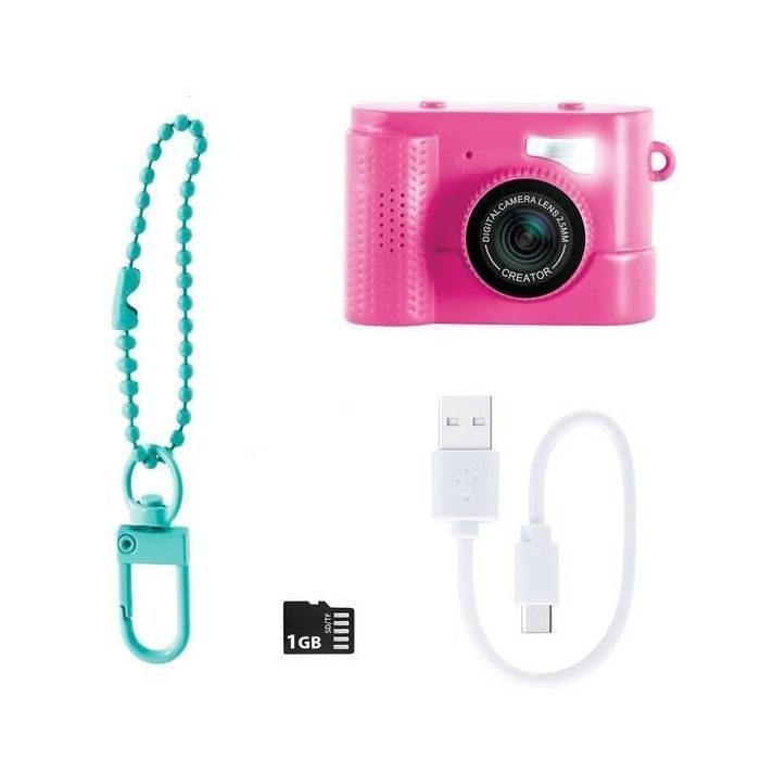 Canal Toys Photo Creator Mini Cam' Cámara digital de fotos y vídeo Compacta - con llavero y tarjeta SD de 1 GB incluida CLK 06 1 Canal Toys Photo Creator Mini Cam' Cámara digital de fotos y vídeo Compacta - con llavero y tarjeta SD de 1 GB incluida CLK 06 1