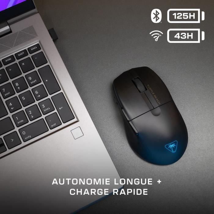 Turtle Beach TUR0731855711024 Ratón gaming inalámbrico ultraligero Pure Air Negro 5