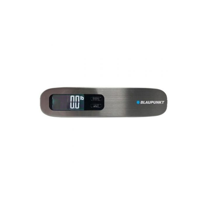 Blaupunkt BP5011 Báscula para Maletas Digital de Alta Precisión con Superficie de Acero Gris