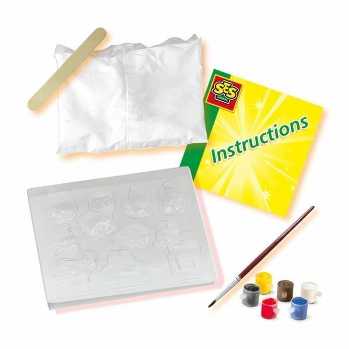 Ses Creative SES1701830730891 Set Moldura y Pintura Animales del Bosque - Fabricado con Plástico Reciclado 3