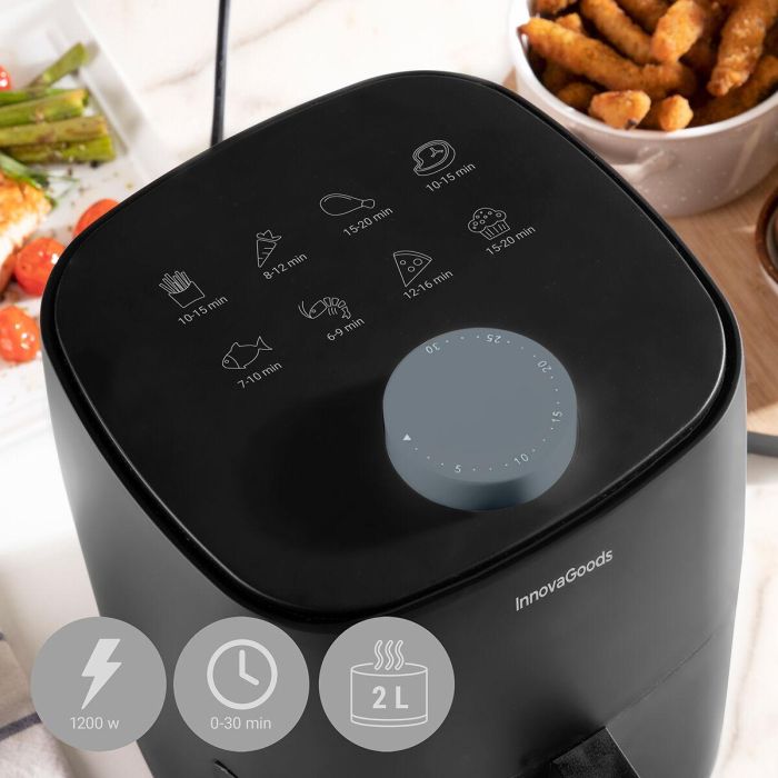 Freidora de Aire Innovagoods Fryinn Lite 2000, Negra - Inde 7 Freidora de Aire Innovagoods Fryinn Lite 2000, Negra - Inde 7