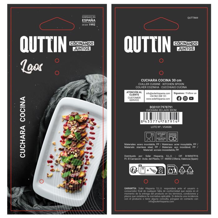 # -72- Cuchara Ss Laos 30Cm Quttin (24 Unidades) 4