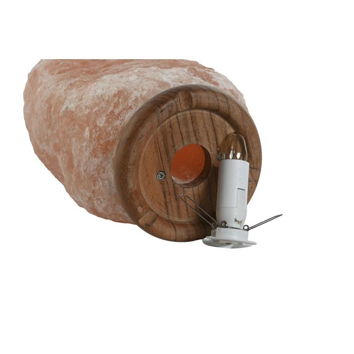 Lámpara de mesa Home ESPRIT Rosa Sal Madera de mango 15 W 220 V 17 x 14 x 35 cm 4 Lámpara de mesa Home ESPRIT Rosa Sal Madera de mango 15 W 220 V 17 x 14 x 35 cm 4