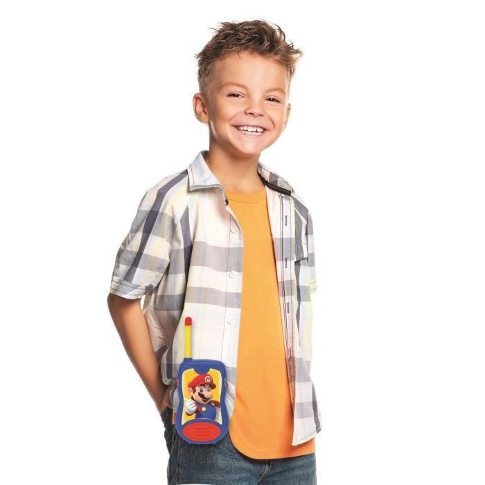 Lexibook Tw12Ni Walkie Talkies Super Mario 120 Metros Alcance con Pinza para Cinturón y Niños +3 Años 2
