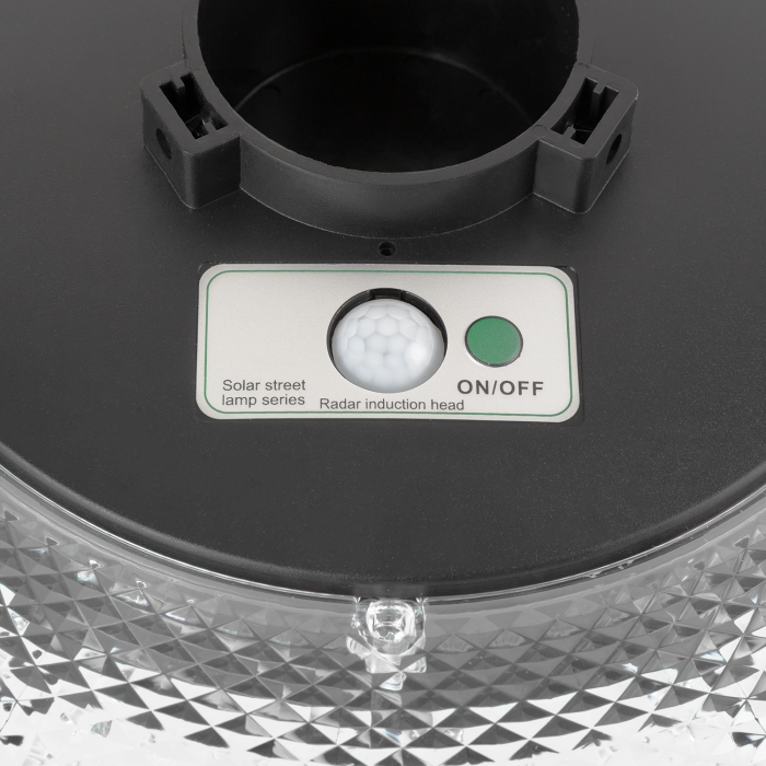 Farola LED Solar 100W Sensor Control Remoto Blanco Frío 2