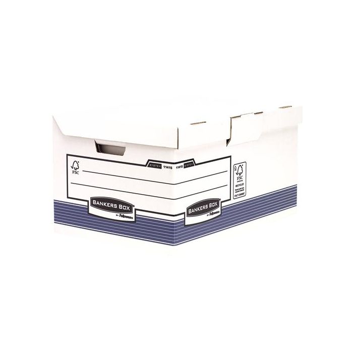 Caja de Archivo Fellowes 1141501 Azul Blanco 31 x 39 x 56 cm