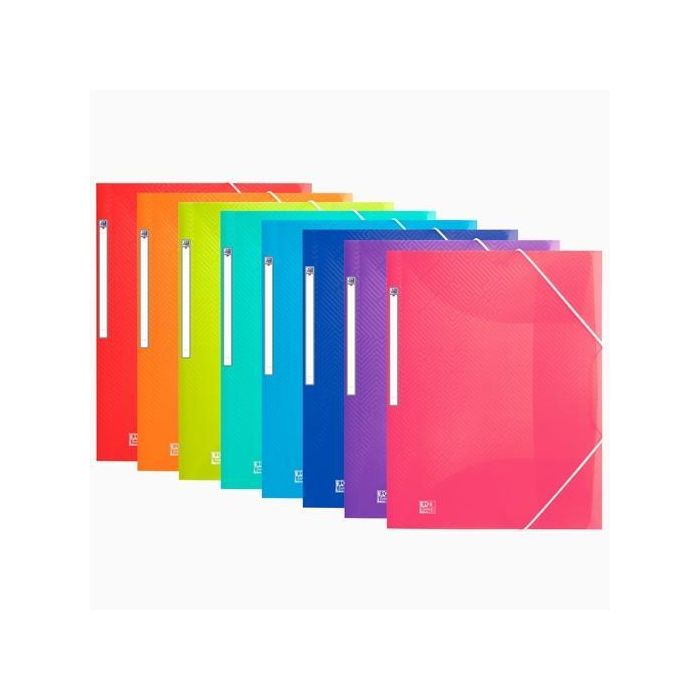 Oxford Carpeta de Gomas Urban para Documentos Tamaño A3+ con Solapas de Polipropileno Traslúcido, Colores Surtidos Oxford Carpeta de Gomas Urban para Documentos Tamaño A3+ con Solapas de Polipropileno Traslúcido, Colores Surtidos