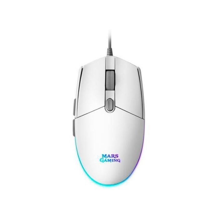 Ratón Gaming Mars Gaming MMG Blanco