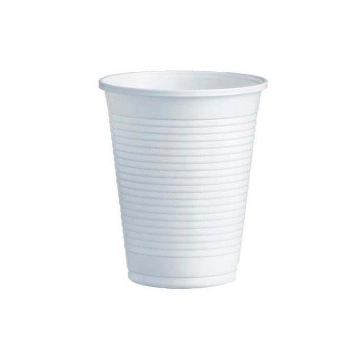 Vaso De Plástico Pp 220Cc Blanco -100U-