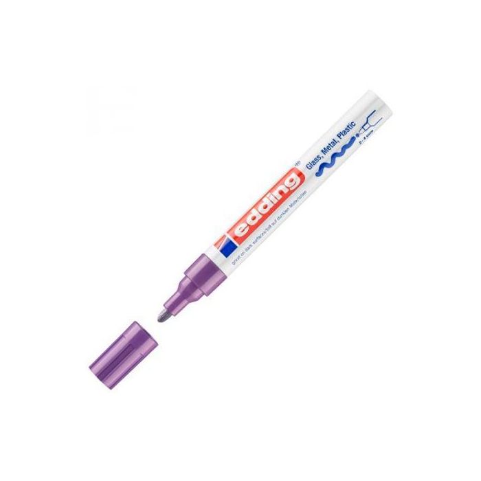 Edding Marcador Permanente 750 Tinta Opaca Brillante Violeta