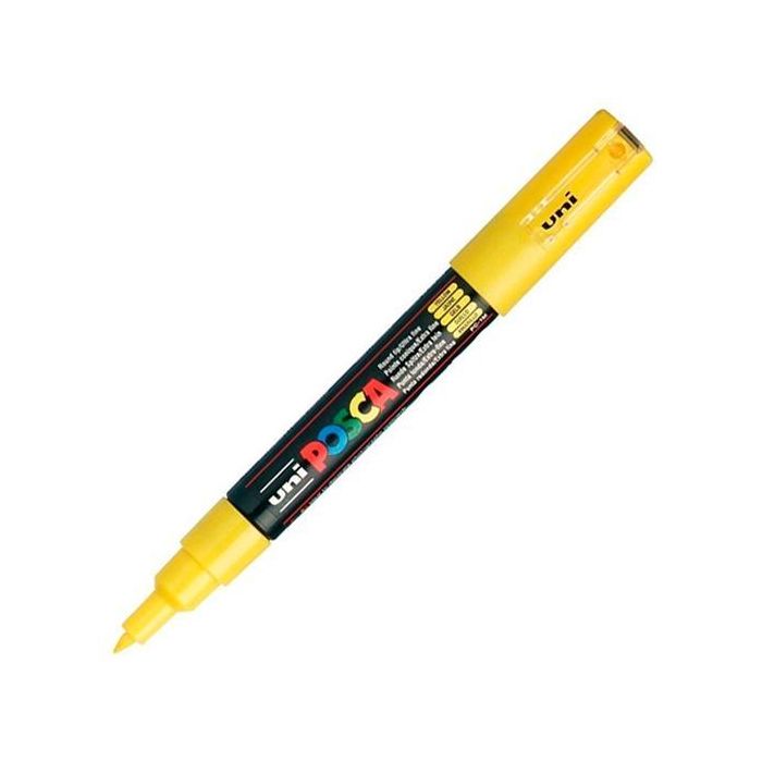 Posca Marcador Pc-1M No Permanente Punta Fina 0.7-1 mm Amarillo Sol