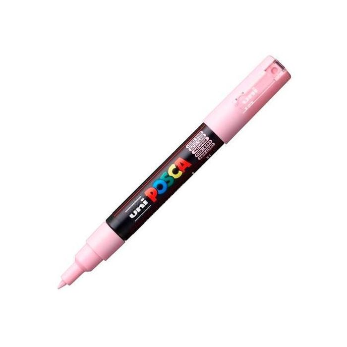 Posca Marcador Pc-1M No Permanente Punta Fina 0.7-1 mm Rosa Claro