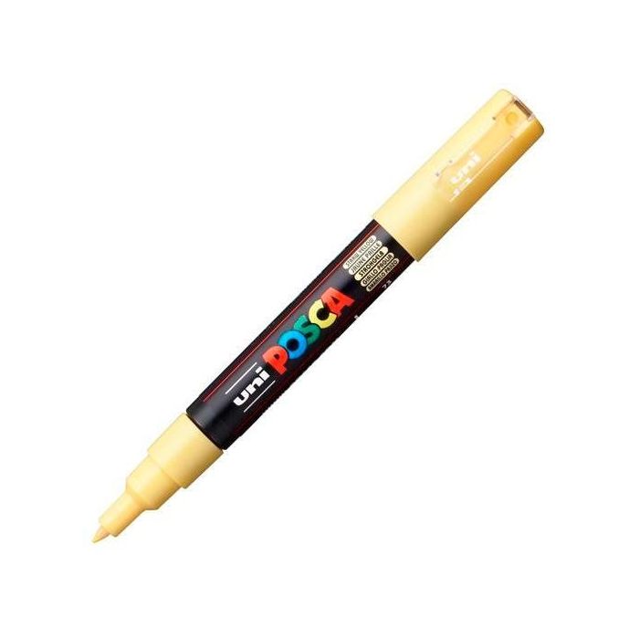 Posca Marcador Pc-1M No Permanente Punta Fina 0.7-1 mm Amarillo Pajizo