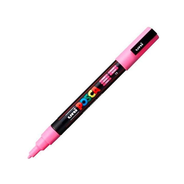 Posca Marcador Pc-3M Punta Cónica 0,9 - 1,3 mm Rosa