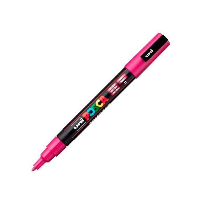 Posca Marcador Pc-3M Punta Cónica 0,9 - 1,3 mm Fucsia