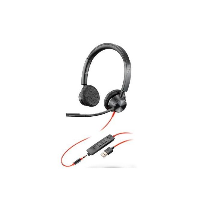 Auriculares con Micrófono Poly 213938-01 Negro