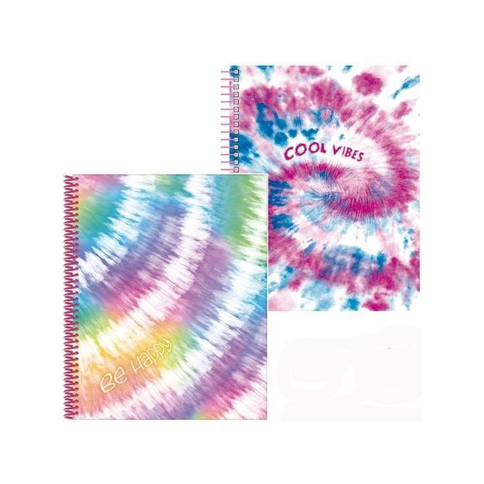 Senfort Carpeta Con 30 Fundas Espiral Tie Dye Surtido