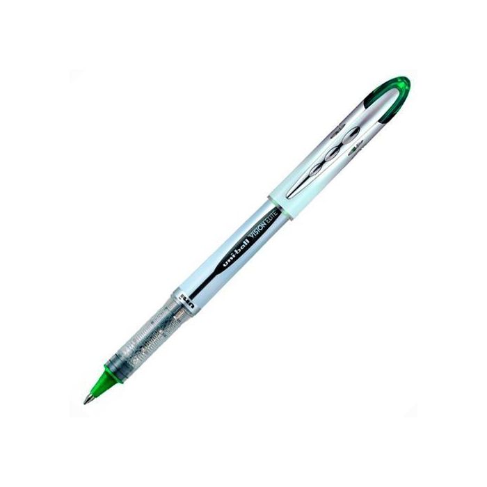 Uniball Rollerball Vision Elite Ub-200 0.8 mm Verde Caja 12 Ud