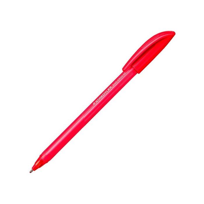 Staedtler Bolígrafo Ball 4320 M 1,0 mm Triangular Rojo Caja 10 Ud