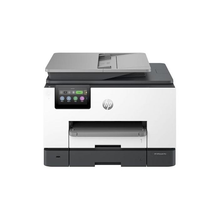 HP OfficeJet Pro Impresora multifunción 9130b, Color, Impresora para Pequeñas y medianas empresas, Imprima, copie, escanee y envíe por fax, Conexión inalámbrica; Impresión desde móvil o tablet; Alimentador automático de documentos; Impresión a doble