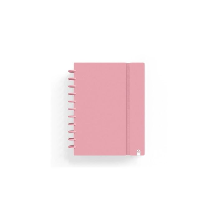 Carchivo Cuaderno Ingeniox Foam A4 80H Cuadrícula Rosa Pastel