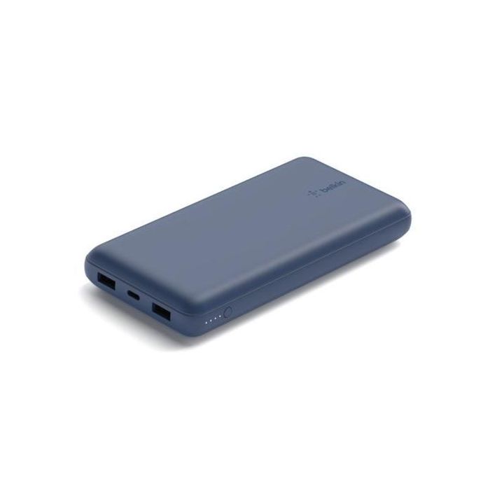 Belkin Cargador Power Bank Qi 20K Mah 2Usb-A 1 Usb-C Azul