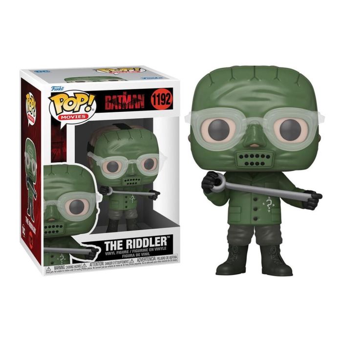 Funko Pop DC The Batman - The Riddler Figura de Vinilo 9 cm con Caja Original Funko Pop DC The Batman - The Riddler Figura de Vinilo 9 cm con Caja Original