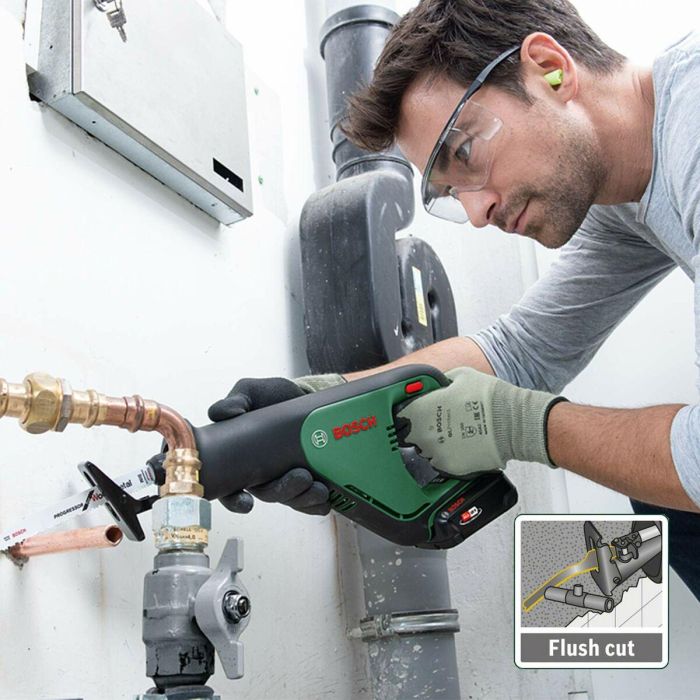 Bosch AdvancedRecip18 Sierra Recíproca a Batería | Kit con 1 Batería 2,5Ah | Cortes Rápidos y Baja Vibración 7 Bosch AdvancedRecip18 Sierra Recíproca a Batería | Kit con 1 Batería 2,5Ah | Cortes Rápidos y Baja Vibración 7