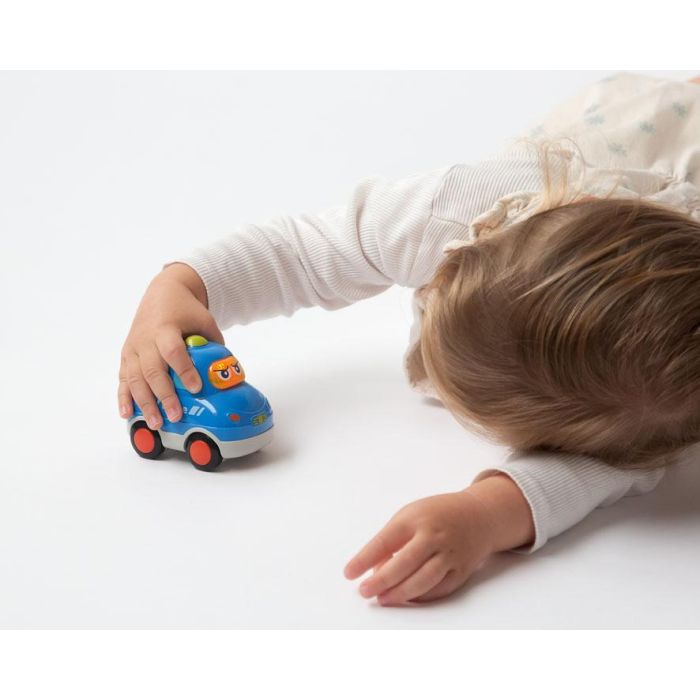 KioKids Coche de Policía de Juguete para Bebés con Luz y Sonido, Azul, +12 meses 1