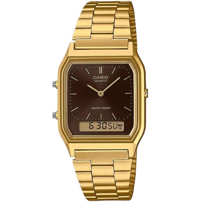 Reloj Hombre Casio AQ-230GA-5AMQYES Marrón Reloj Hombre Casio AQ-230GA-5AMQYES Marrón