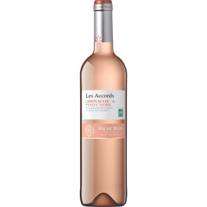 Acuerdos de Roche Mazet Garnacha & Pinot Noir 2019 Pays d'Oc - vino rosado Languedoc