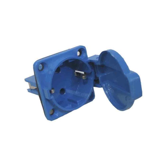 Solera 931131 Base empotrar schuko 2p+t azul 16A 230V~ IP44
