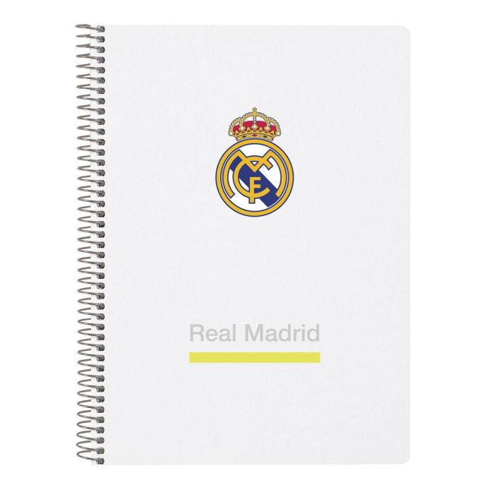 Libreta Real Madrid C.F. Blanco A5 80 Hojas 1 Libreta Real Madrid C.F. Blanco A5 80 Hojas 1