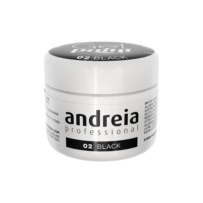 Andreia Gel Paint Negro 02 4 ml