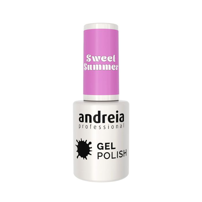 Esmalte de uñas en gel Andreia Gel Polish 10,5 ml Rosa/Morado
